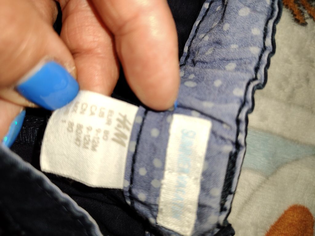 Szorty niemowlęce chinosy r.80 h&m