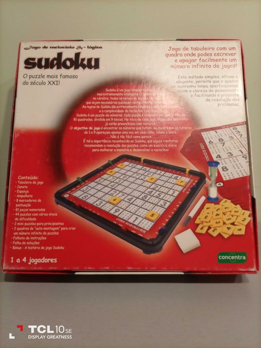 Sudoku jogo de raciocínio e lógica