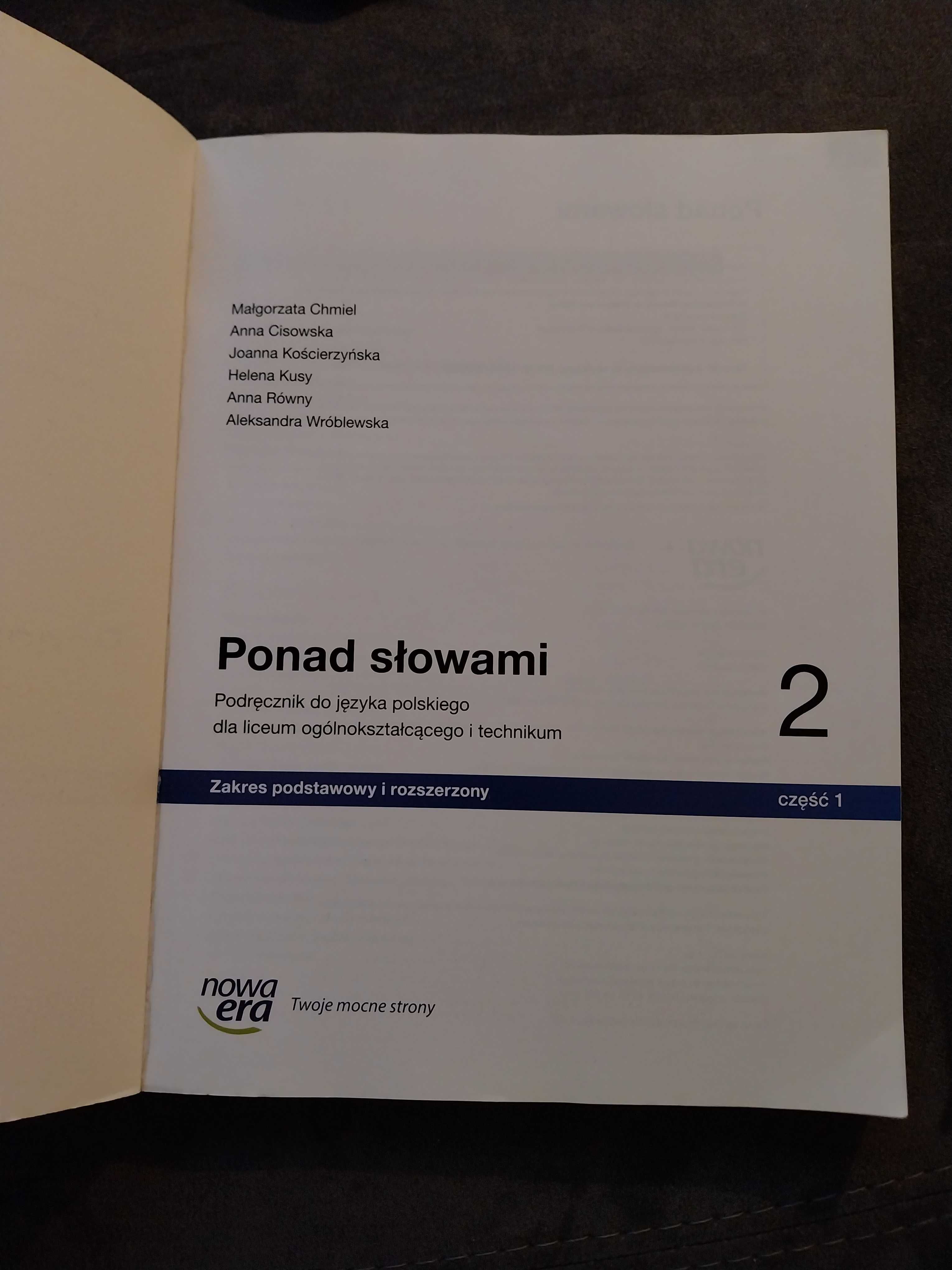 Podręcznik Ponad słowami 2