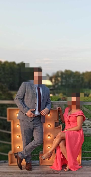 Wizytowa, elegancka sukienka maxi