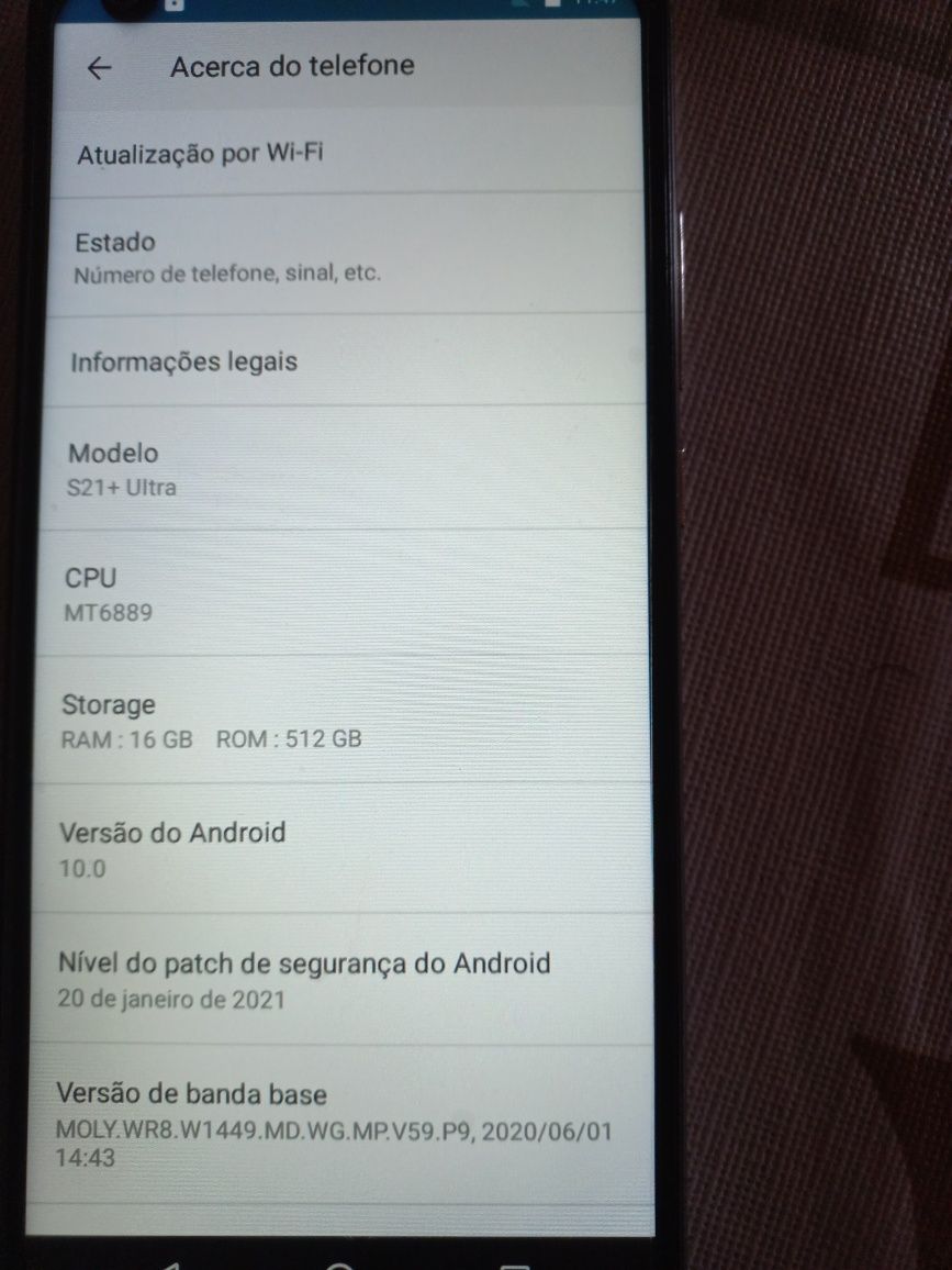 smartphone S21+ultra