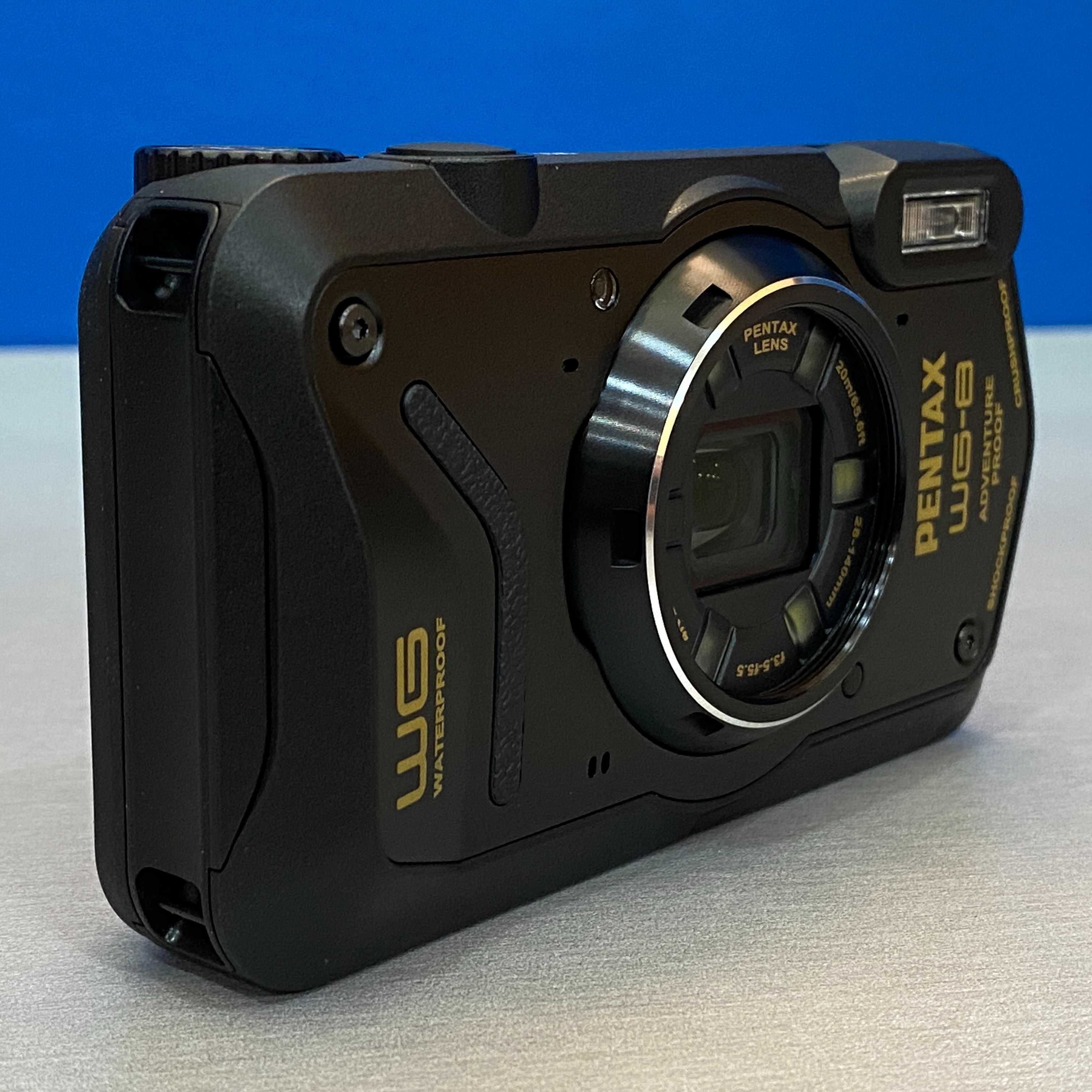 Pentax WG-8 (20MP) Waterproof - Black - NOVA - 3 ANOS DE GARANTIA