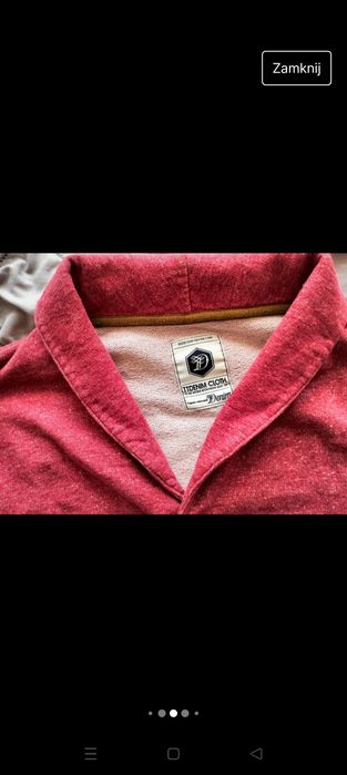 Bluza kardigan koralowy Tom Tailor XL