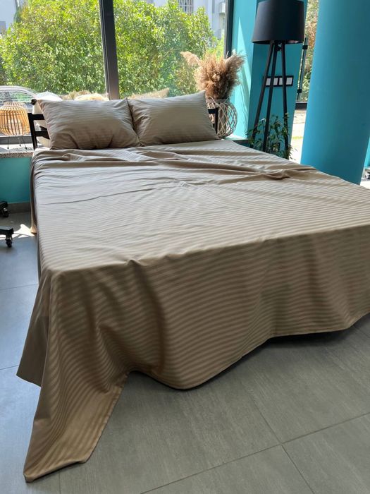 Страйп-сатин  постільна білизна