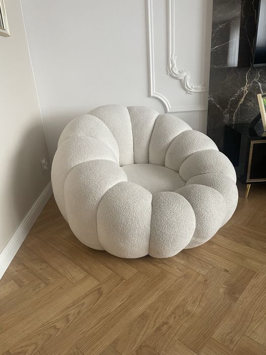 Pufa dynia sofa fotel bezowe buckle bez cala Polska obrotowa