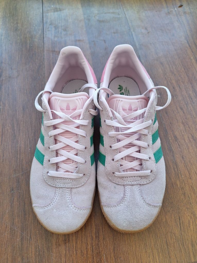 Adidas 36, pink and green