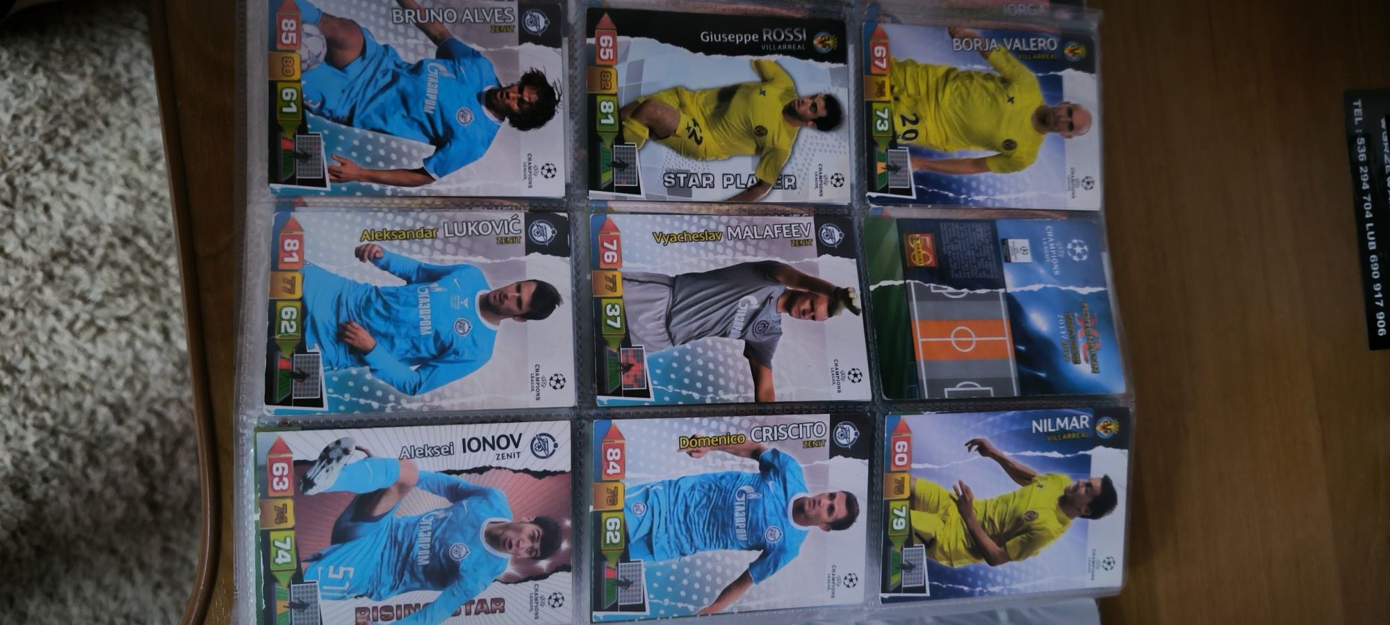 Album kolekcjonerki Panini champions league 2011/2012