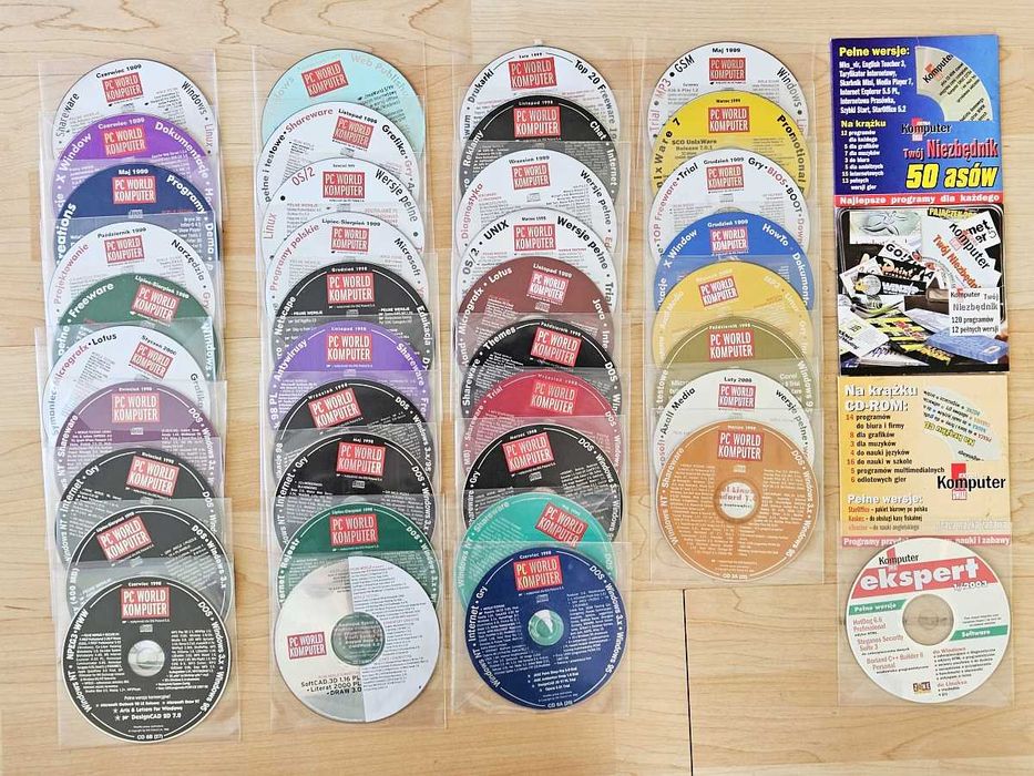 Płyty CD z magazynu Pc World Computer ( Komputer Świat )