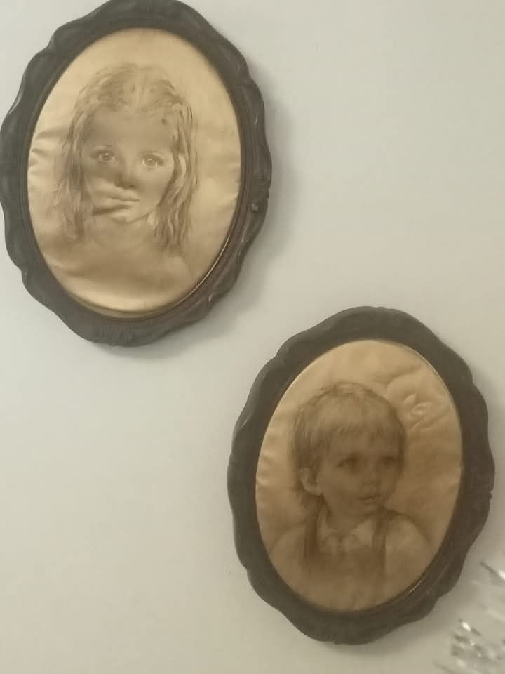 Dois belos quadros em tecido