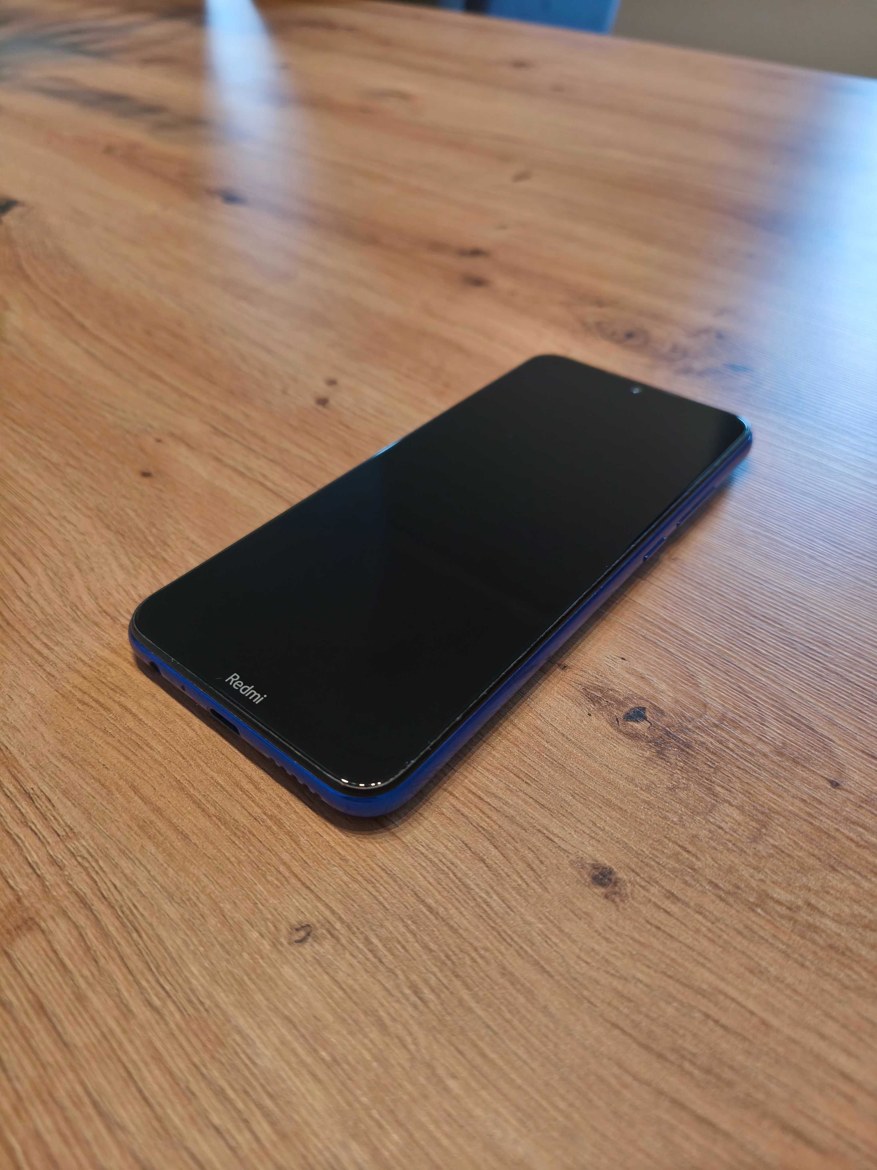 Telefon XIAOMI REDMI NOTE 8T pudełko + szkło + etui + ładowarka BDB