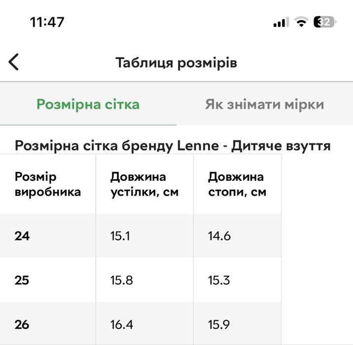 Чобітки Lenne 26 р