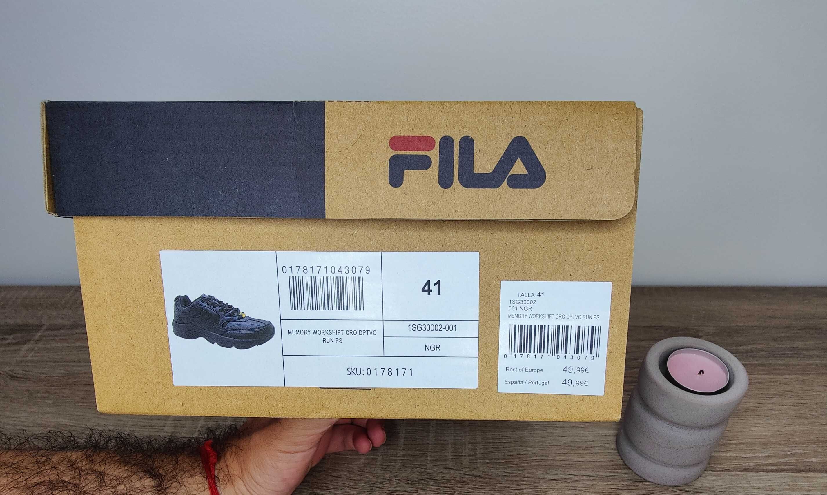 Sapatilhas Running Fila Workshift Preto (41)