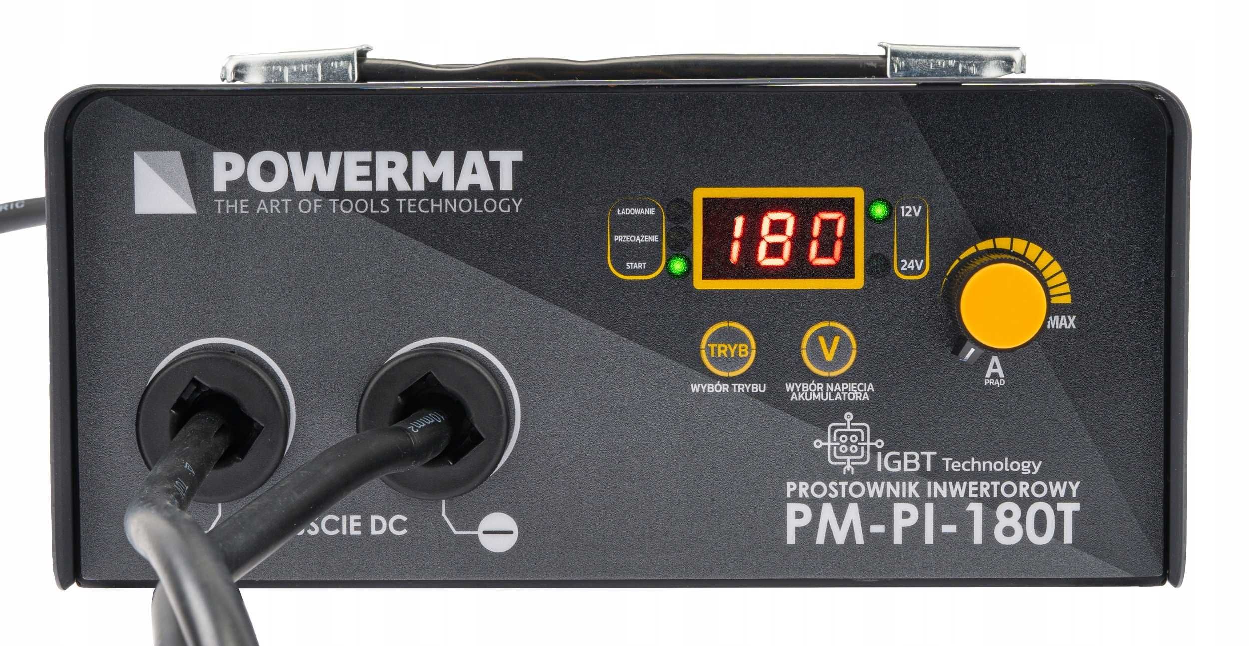 Prostownik Inwertorowy Powermat PM-PI-180T 12V/24V 180A Rozruchowy