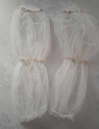 Rękawki do sukni ślubnej