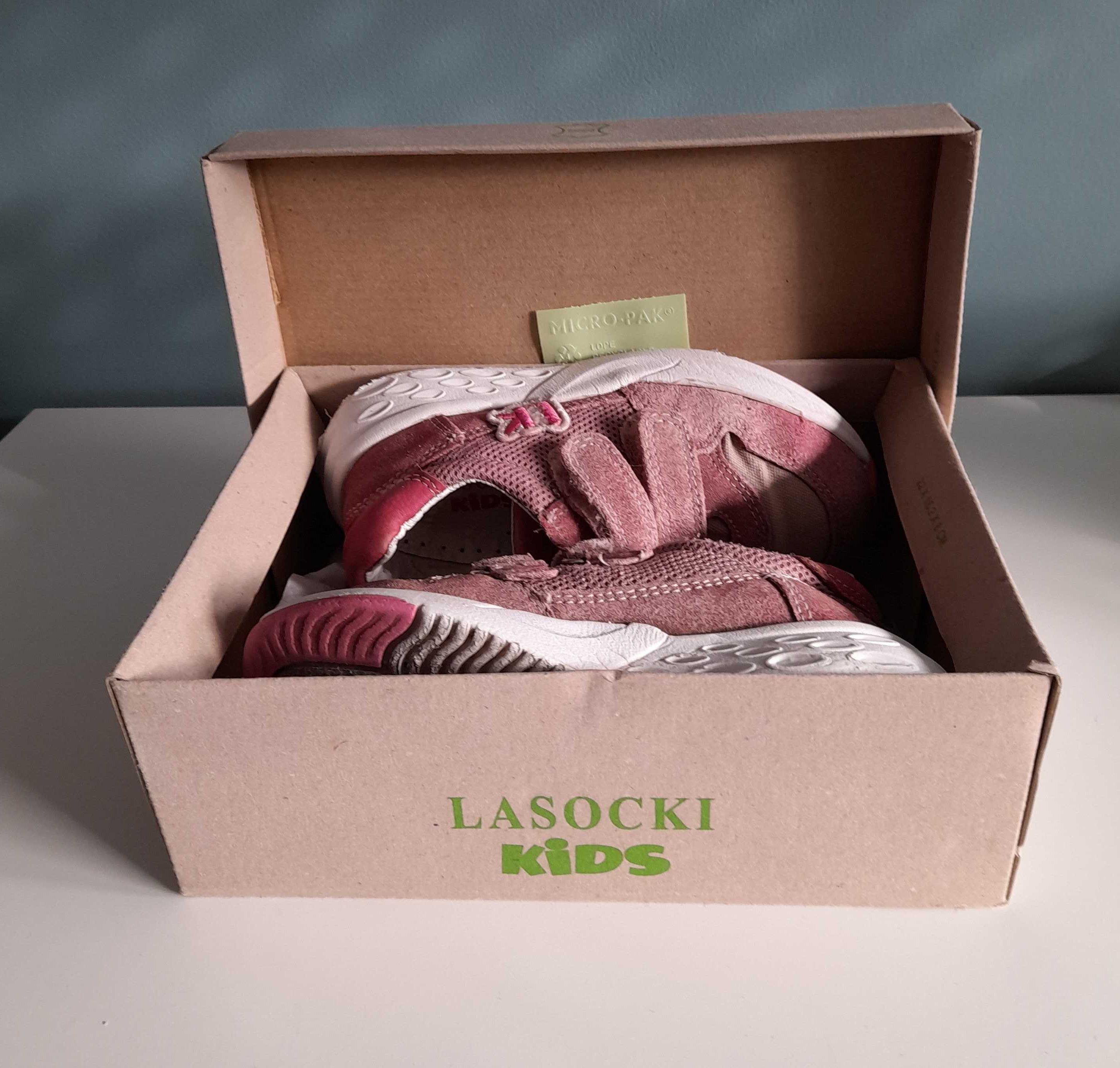 Lasocki Kids różowe sneakersy buciki adidasy buty sportowe 27 stan BDB