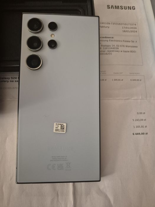 Samsung galaxy s24 ultra 1 tb etui szklo gwarancja