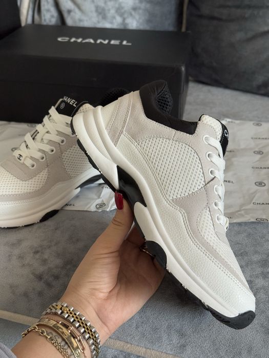 Белые кроссовки Chanel 37, 38 размер