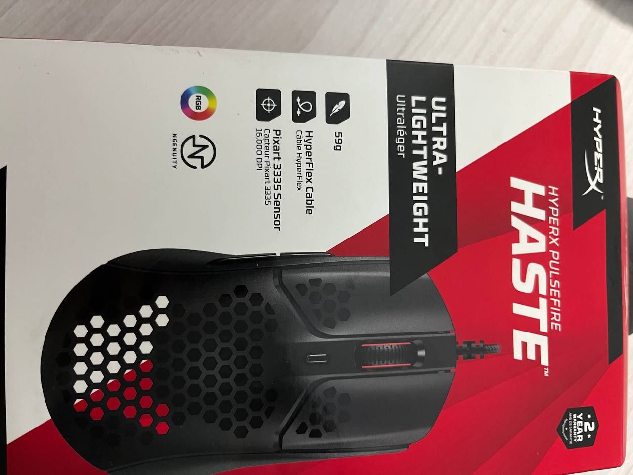 Мишка ігрока hyperX pulsefire haste