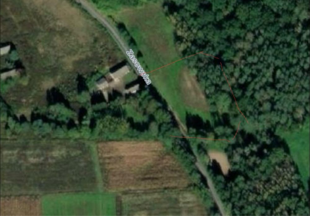 działka budowlana 50 arów Radomyśl Wielki z lasem