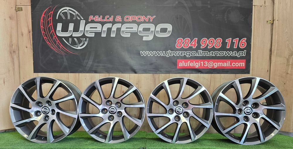 NOWE ALUFELGI NISSAN 17x5x114,3 - Juke,Leaf, Pulsar, Townstar,X-trial