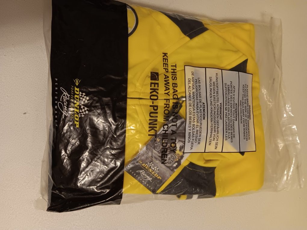 dunlop racing jacket bluza kurtka żółta rozpinana XXL, raczej XL