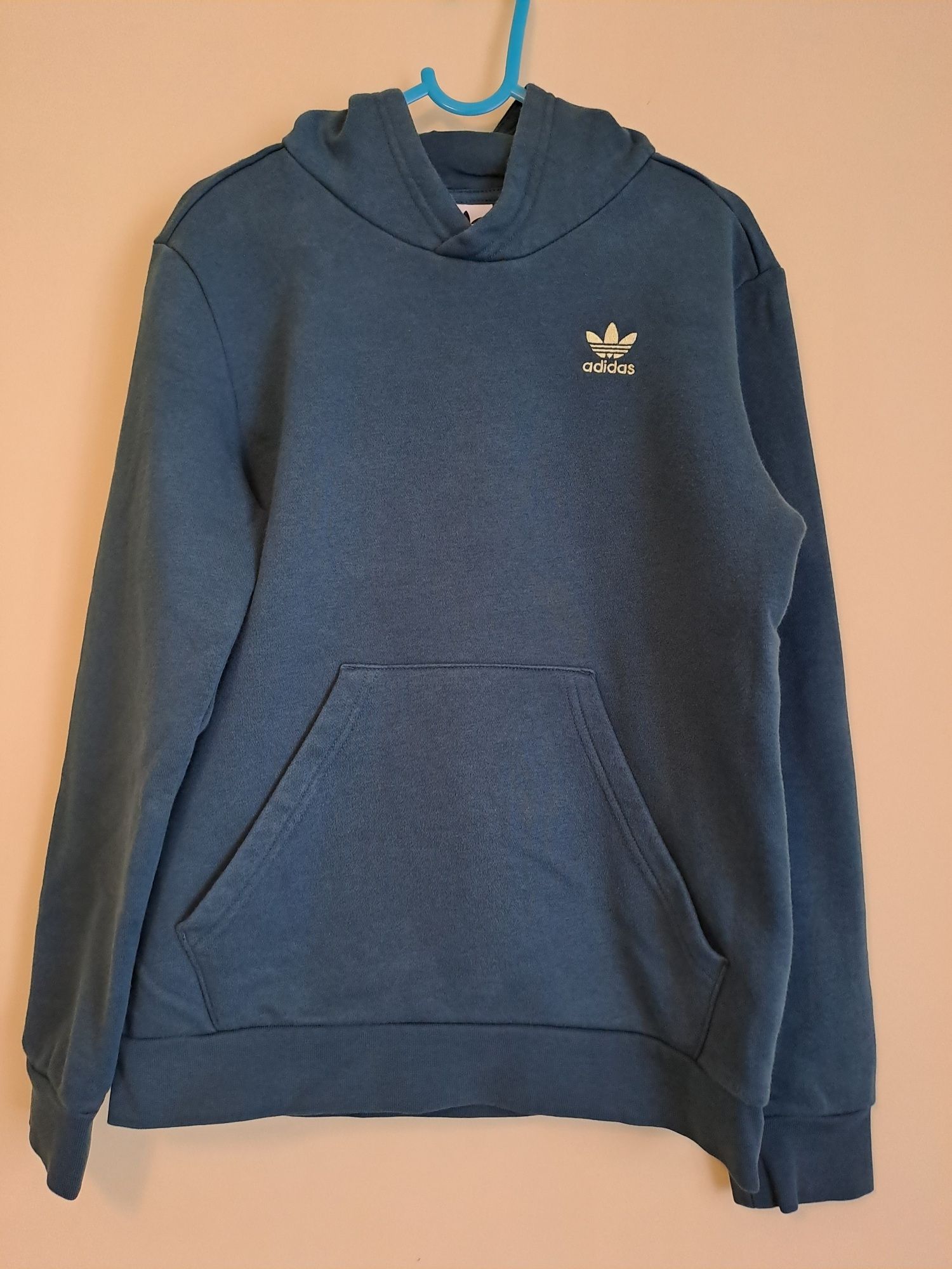 Bluza Adidas rozmiar 146 zielono-niebieska.