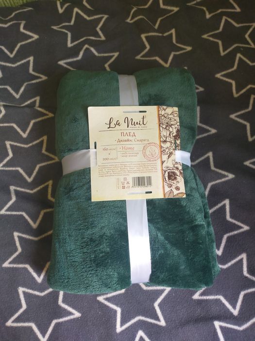 Плед La Nuit 160х200, колір смарагд