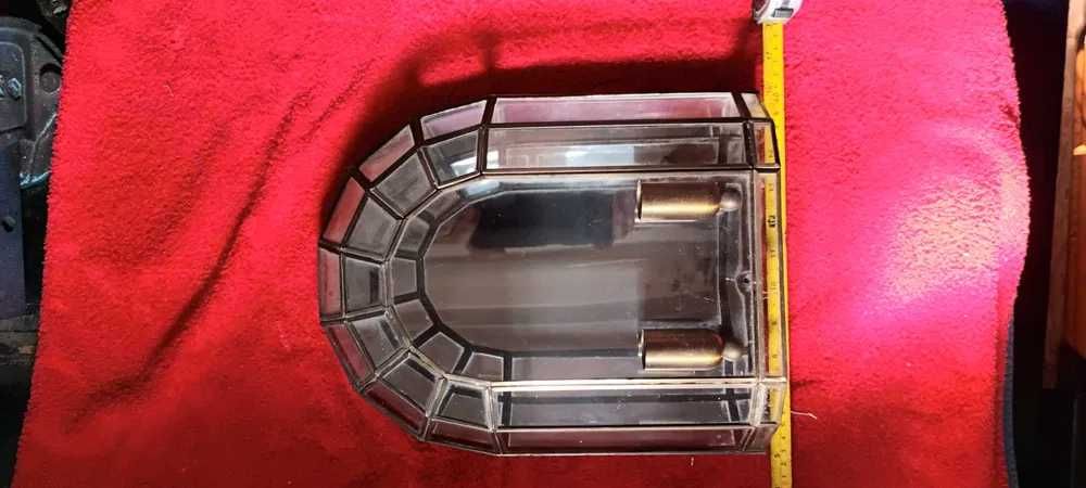 Candeeiro de parede com 2 suportes de lâmpada(Antigo)