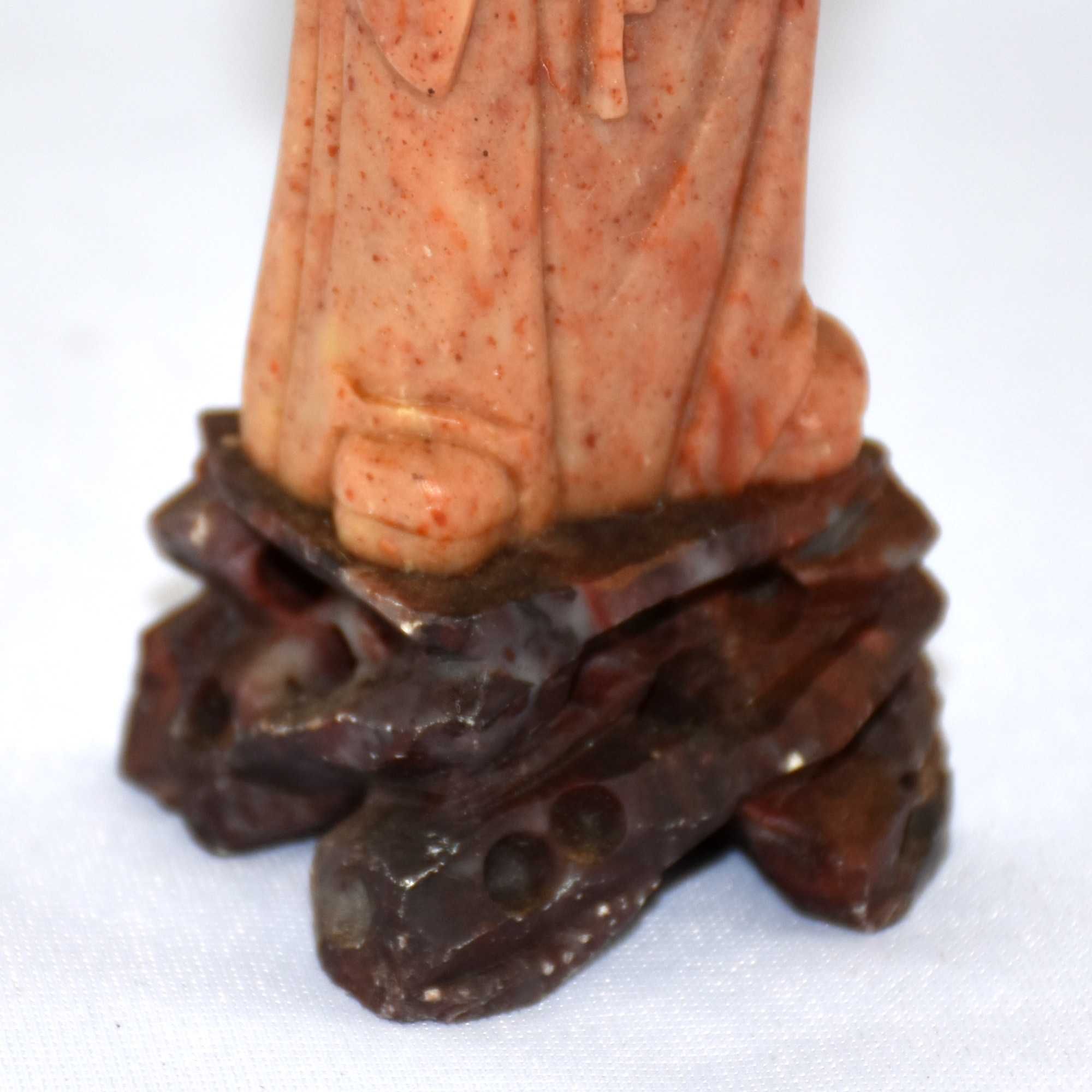 Figura de Imortal, Ancião, Sábio, China, Pedra de Sabão, Circa 1900