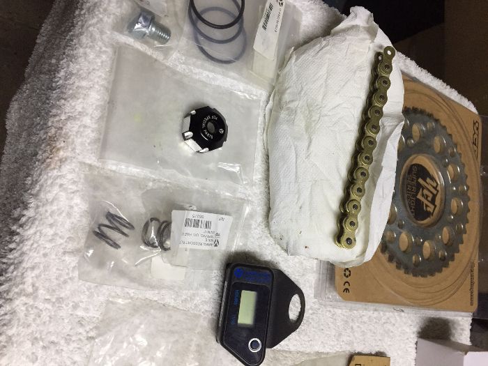 Lote peças pitbike YCF