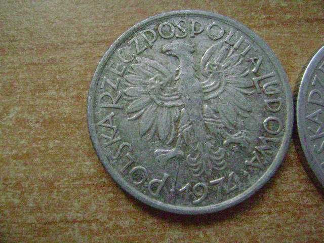 Starocie z PRL - Stare monety 2 zł = Zestaw 3 sztuki z PRL do wyboru