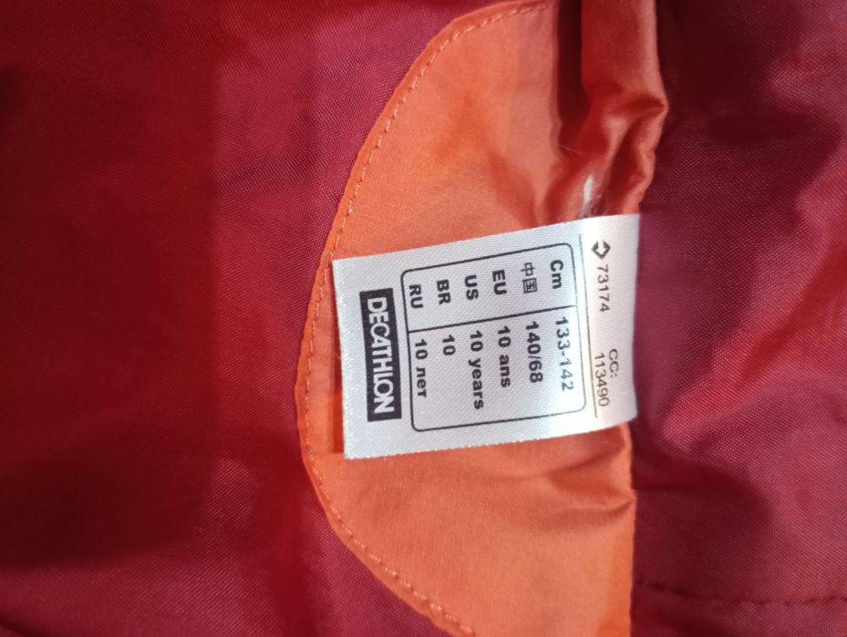 Kurtka jesienna przejściowa Quechua Decathlon 134 / 140