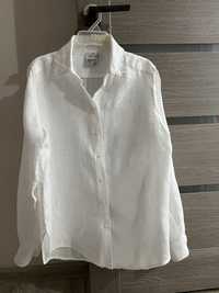 Біла, льнаня рубашка, виробницство Ітілія