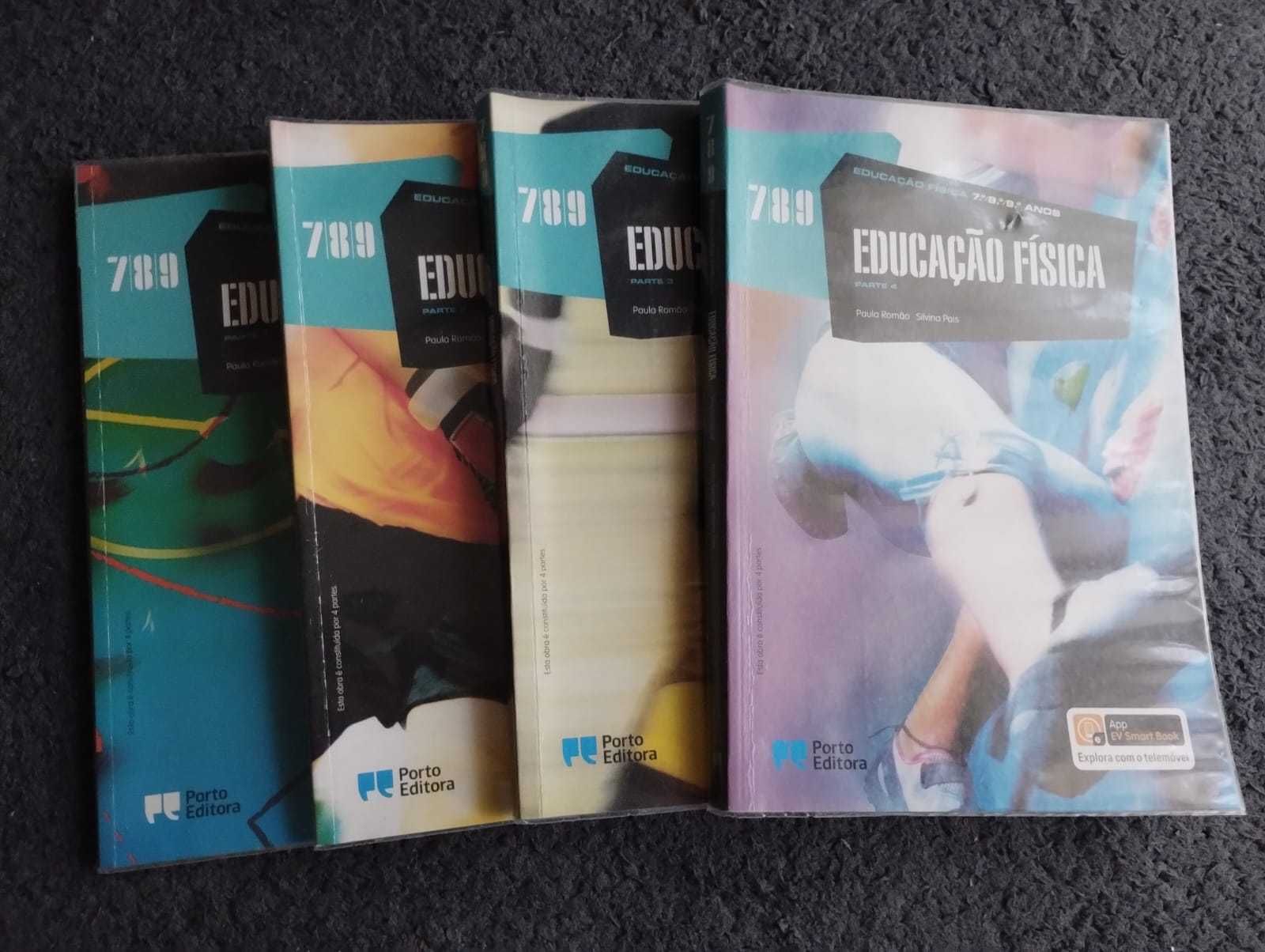4 Volumes - Educação física para  7°/ 8° / 9° Anos.