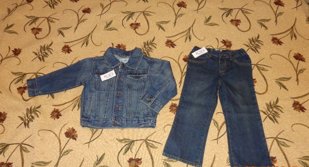 Костюм на 3 -4 года - джинсы и куртка