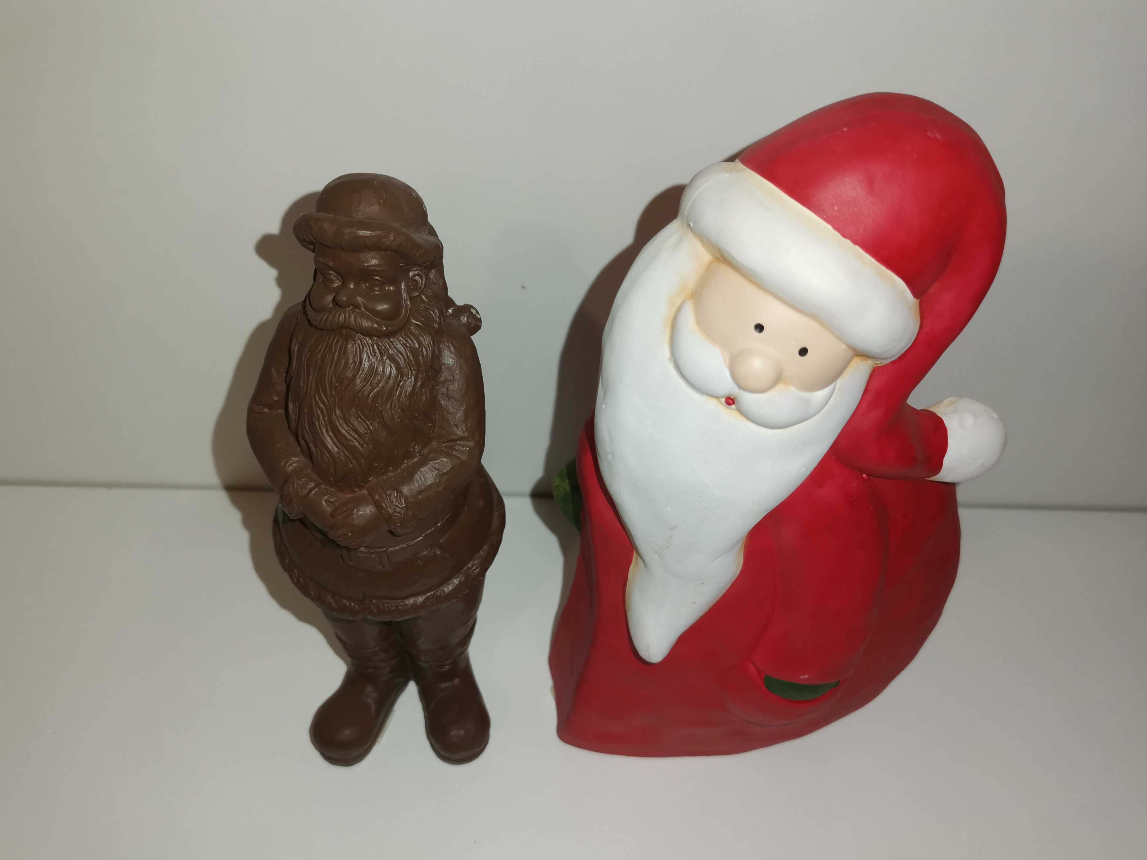 Ozdoby świąteczne - Figurki x 2 - Św. Mikołaj na Boże Narodzenie