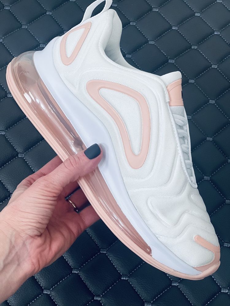 Nike Air Max 720 nude кросівки жіночі Найк Аір Макс 720 білі