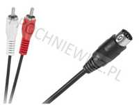 Kabel DIN 5-pin - 2x RCA 1,2m 2szt