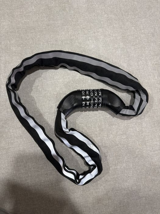 Cadeado de corrente para bicicleta com código numérico 6