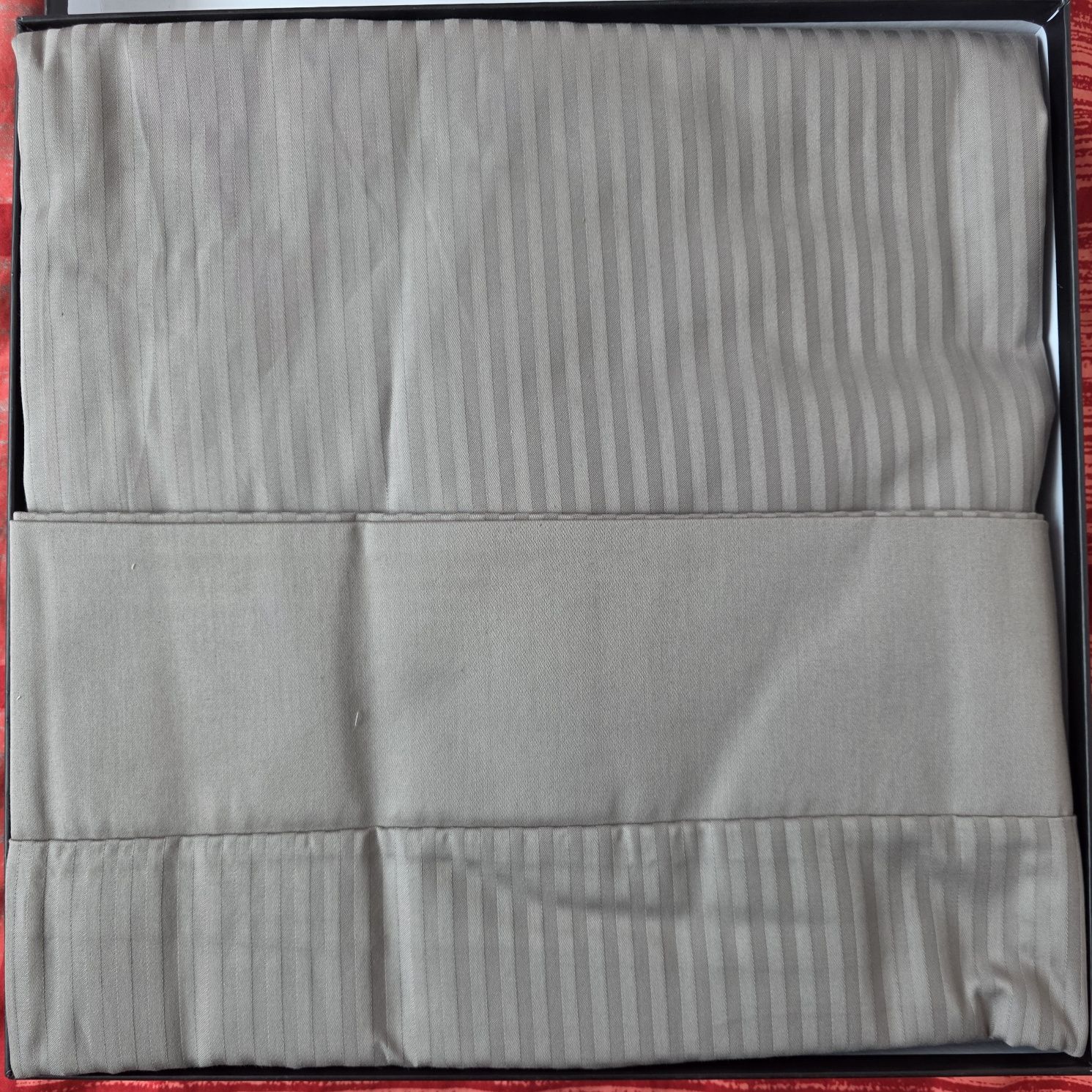 Постільна білизна ТAC Premium Basic Antracite Stripe