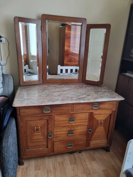 Komplet mebli antyk komoda, szafy