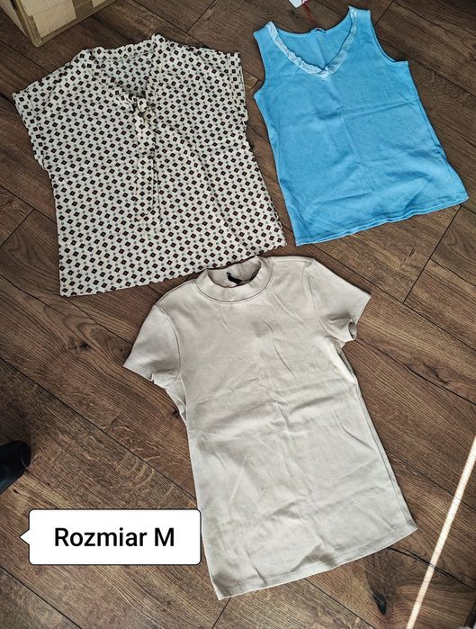 Bluzki damskie t shirt zestaw nowe
