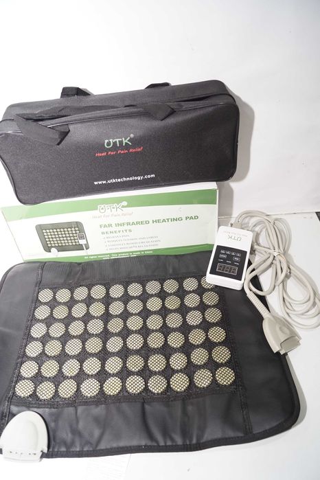 UTK naturalna jadeitowa poduszka grzewcza pod plecy 15"x19"