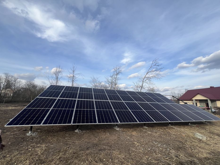 Монтаж сонячних електростанцій