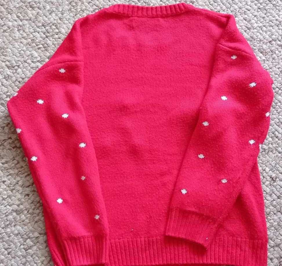 Sweter świąteczny dziecięcy, z reniferem RESERVED 140 cm
