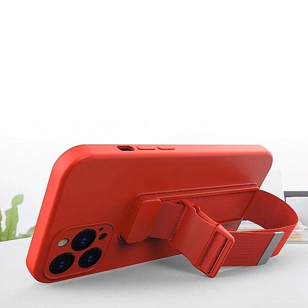 Rope case żelowe etui ze smyczą łańcuszkiem torebka smycz iPhone XS Ma