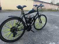 Rower z silnikiem spalinowym