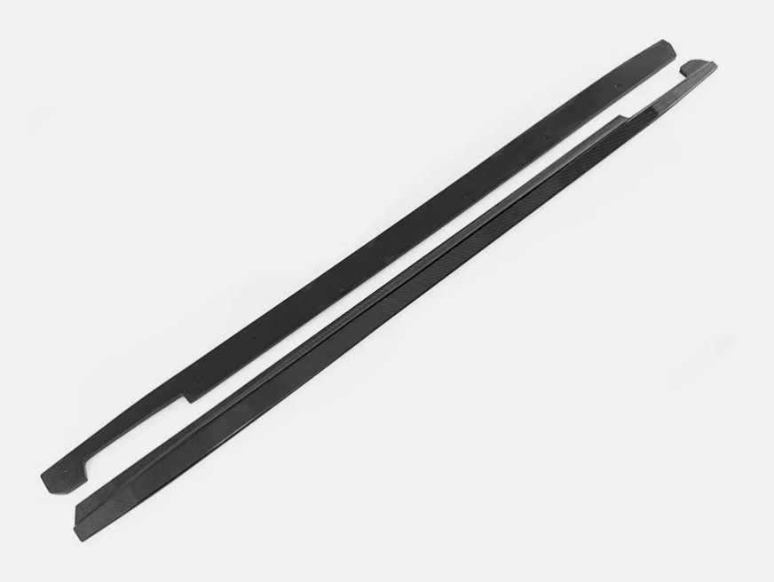 Dokładki Boczne Listwy Pod Progi AC STYLE BMW G20 G21 CARBON / CZARNE