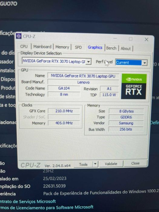 Lenovo Legion 5 pro 16 - RTX 3070 - Ryzen 7 6800H