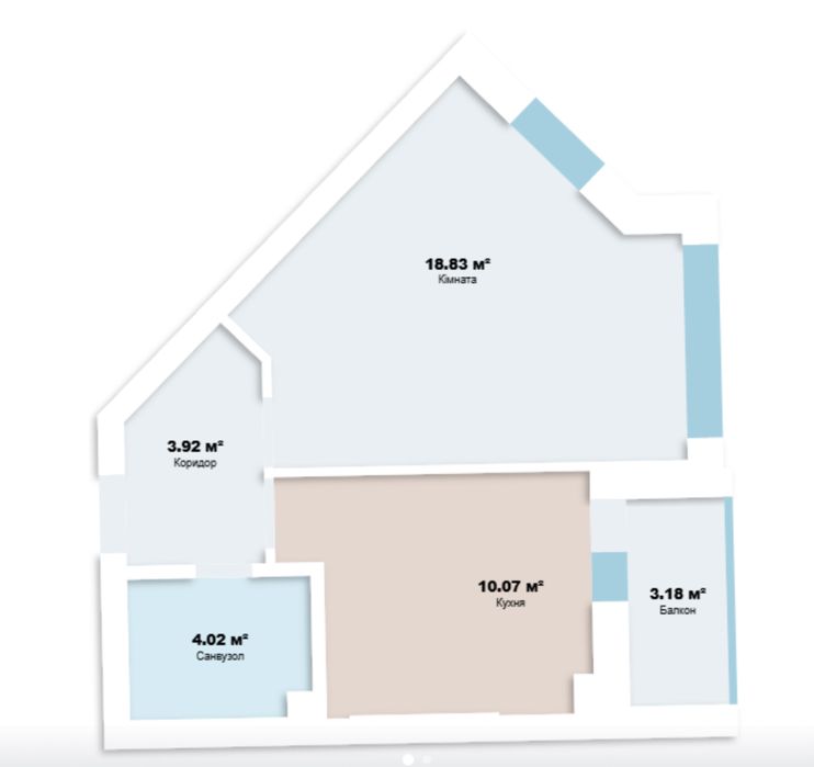 Однокімнатна є- оселя, готівка Ірпінь